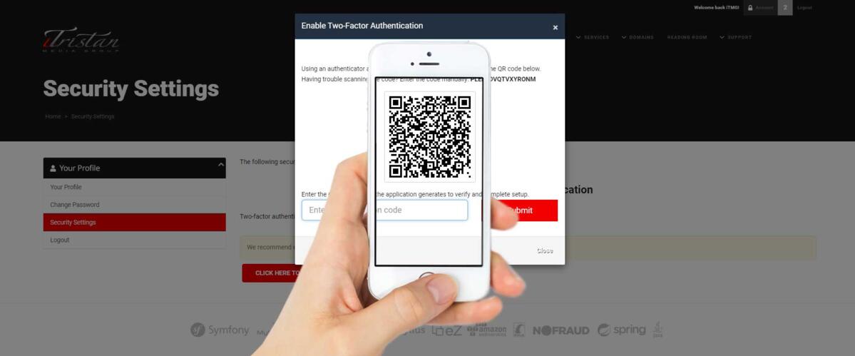 QR code with phone