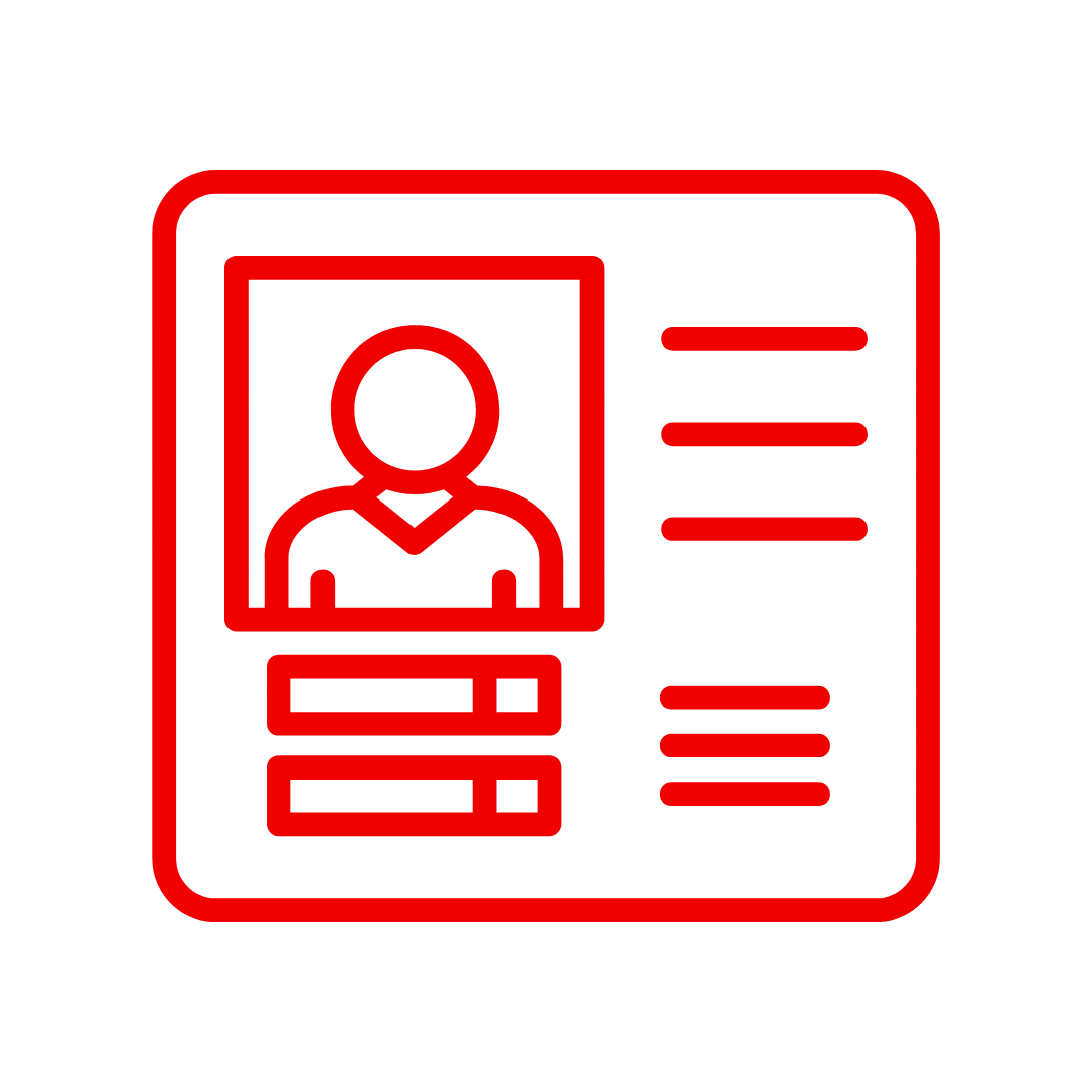 persona profile identity card